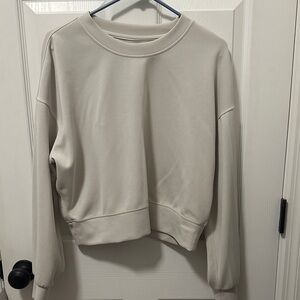 Lululemon Athletica Beige Crewneck Softstreme Sweatshirt